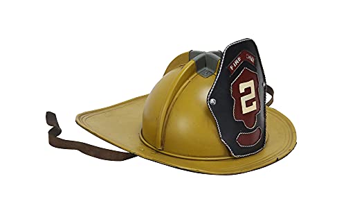 Cheung's Dekorativer Feuerwehrkapitän-Mütze im Vintage-Stil, Gelb, gelb, Einheitsgröße Cheung's Dekorativer Feuerwehrkapitän-Mütze im Vintage-Stil, Gelb, gelb, Einheitsgröße von Cheung's