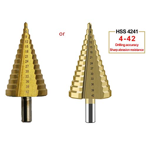 4-42 Mm HSS Für Mit Beschichtete Stiefmaschinenbohrmaschine Bohrkraftwerkswerkzeug Für Metallstahlstahlholzhochschneider Kegel 4-42 Mm HSS Für Mit Beschichtete Stiefmaschinenbohrmaschine Bohrkraftwerkswerkzeug Für Metallstahlstahlholzhochschneider Kegel von Chevnzev