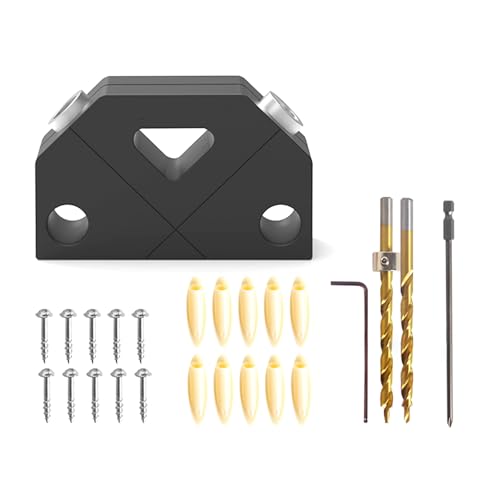 45 Grad Taschenloch Jig Holzbearbeitung Schrägloch Loch Loch Schraube Spotionsposition von Chevnzev