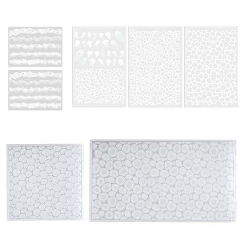 7pcs/set Einfach Zu Reinigen Silikonform Wasser Designs Herstellen Von Schimmelschmuckzubehörgussform Für Frauen 7pcs/set Einfach Zu Reinigen Silikonform Wasser Designs Herstellen Von Schimmelschmuckzubehörgussform Für Frauen von Chevnzev