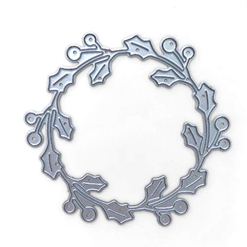 Blattring Metall Schnittstirme Stencil Scrapbooking Album Stempel Papierkarte Präge Dekoration Handwerk von Chevnzev