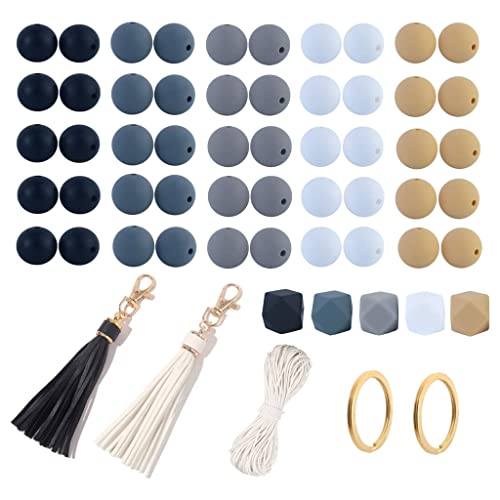 Chevnzev 15/14mm Silikonperlen Set Halskette Armband Perlen Für Handwerk Schmuck Bunte Polygonale Runde Perlen Bulk Accessoire Chevnzev 15/14mm Silikonperlen Set Halskette Armband Perlen Für Handwerk Schmuck Bunte Polygonale Runde Perlen Bulk Accessoire von Chevnzev