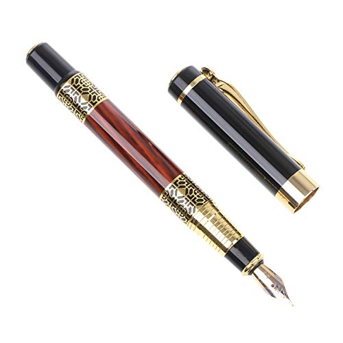 Chevnzev Nachahmung Rotes Holz Mit Schnitzblütenmedium Nib 0 5 Mm Füllfederhalter Vorräte Chevnzev Nachahmung Rotes Holz Mit Schnitzblütenmedium Nib 0 5 Mm Füllfederhalter Vorräte von Chevnzev
