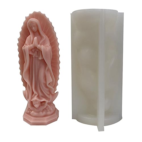 Duft Kerze Silikonform Schöne Santa Maria Statue Wohnkultur Harz Schimmel 3d Gebet Statue Harzform Fondant Schimmel Duft Kerze Silikonform Schöne Santa Maria Statue Wohnkultur Harz Schimmel 3d Gebet Statue Harzform Fondant Schimmel von Chevnzev