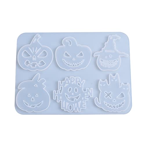 Halloween Kürbisform Epoxidkleber Anhänger Silikonform Tisch Weiche Keramikputzverzierung Handwerk Dekoration Halloween Kürbisform Epoxidkleber Anhänger Silikonform Tisch Weiche Keramikputzverzierung Handwerk Dekoration von Chevnzev