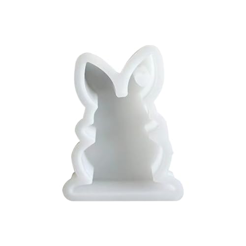Kaninchen Kerzenformen Herz Kaninchen Silikonform Handgefertigtes Epoxidharz Gussform Formen Schokoladendekoration Werkzeug von Chevnzev