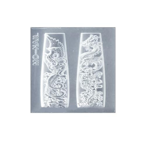 Nägel Kunst Silikonform Schöne Schalen Drache Jahr Schablonen Skulpturen Schimmelpilze Dekorationen Für Manicuristen Anfänger Nagel Nägel Kunst Silikonform Schöne Schalen Drache Jahr Schablonen Skulpturen Schimmelpilze Dekorationen Für Manicuristen Anfänger Nagel von Chevnzev