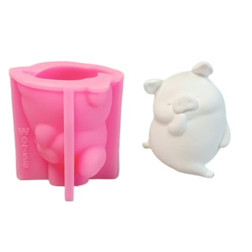 Schüchterne Schweine Gussformen Kerzenpflaster Tierische Silikonform Schmuck Guss Epoxidharz Schüchterne Schweins Silikonform Kerzenpflaster Epoxidharz von Chevnzev