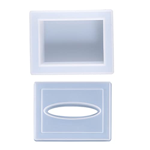 Tissue Box Kristall Epoxidharzform Schmuck Schmuck Dauerhalter Silikonform Silikonform Tissue Box Kristall Epoxidharzform Schmuck Schmuck Dauerhalter Silikonform Silikonform von Chevnzev