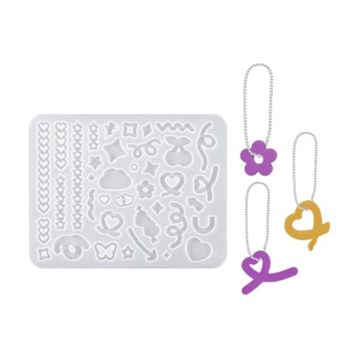 Verschiedene Formen Harzgussform Form Harz Kunstform Kristall Silikonform Epoxidharz Keychain Herzheizform Schimmelpilz Verschiedene Formen Harzgussform Form Harz Kunstform Kristall Silikonform Epoxidharz Keychain Herzheizform Schimmelpilz von Chevnzev