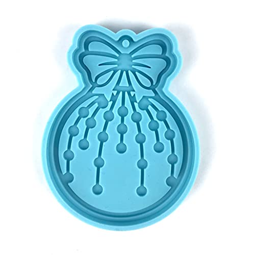 Weihnachtsbaum Schneeflocken Schimmel Keychain Epoxidharz Form Schlüsselbund Anhänger Schmuck Für Weihnachtstag Geschenke von Chevnzev