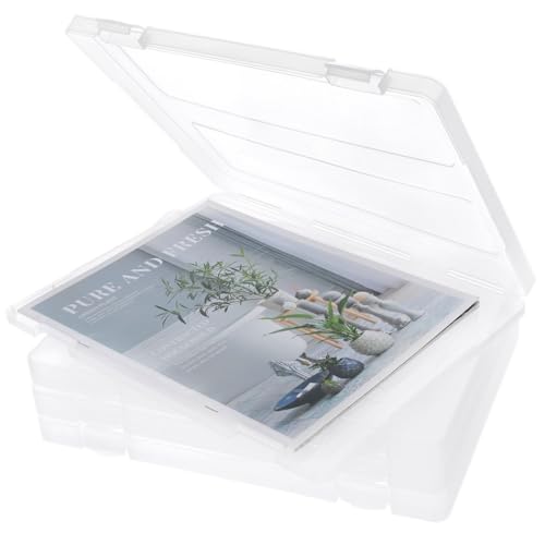 4 Stück A4 Projekthüllen, transparente Papierhalter, tragbare Dokumentenaufbewahrung für Zuhause, Büro und Schule 4 Stück A4 Projekthüllen, transparente Papierhalter, tragbare Dokumentenaufbewahrung für Zuhause, Büro und Schule von Chewtoyo