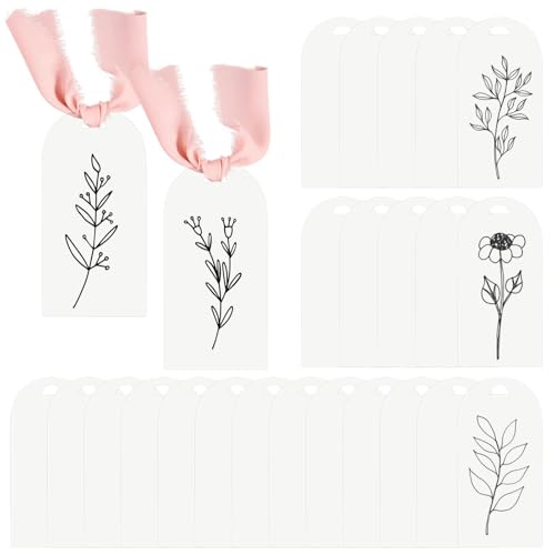 50 Stück Acryl-Hochzeitsschilder, blanko, transparente Sitzetiketten mit Band für Stühle, Namensschilder für Tischdekoration und Partys 50 Stück Acryl-Hochzeitsschilder, blanko, transparente Sitzetiketten mit Band für Stühle, Namensschilder für Tischdekoration und Partys von Chewtoyo