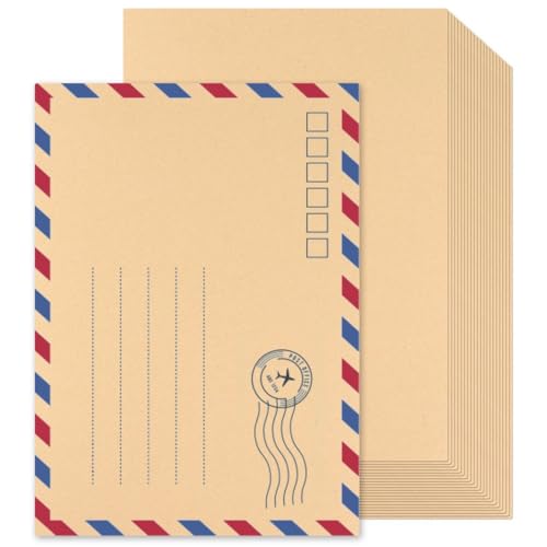 70 braune Kraftkartonpapier A4 100 Blatt 190 g/m² schweres Papier für Bastelarbeiten, Karten, DIY Schreibwaren von Chewtoyo