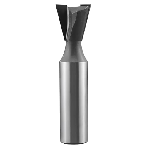 75 ° abgeschrägter Schwalbenschwanz-Fräser-Bit, Präzisions-Legierungsschneider, ideal für die Holzbearbeitung, 1/2-Schaft kompatibel, industrielle Leistung von Chewtoyo