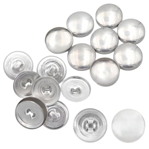 Stoffknöpfe aus Aluminium, rund, blanko, für Polstermöbel, Vorhänge, Sofas und Bekleidungsprojekte, 48 l, 500 Stück Stoffknöpfe aus Aluminium, rund, blanko, für Polstermöbel, Vorhänge, Sofas und Bekleidungsprojekte, 48 l, 500 Stück von Chewtoyo