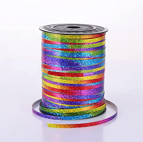 Chexin 500M Geschenkband in Glänzendes Regenbogen,Ringelband, Ballonband, Polyband Deko Band für Geschenkverpackung Ballonverschlüsse Geburtstag Hochzeits Weihnachten Basteln Floristen Party Deko Chexin 500M Geschenkband in Glänzendes Regenbogen,Ringelband, Ballonband, Polyband Deko Band für Geschenkverpackung Ballonverschlüsse Geburtstag Hochzeits Weihnachten Basteln Floristen Party Deko von Chexin