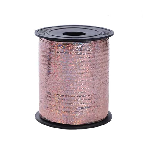 Chexin Glitzerndes Geschenkband in Rosegold - 500M Ringelband, Ballonband, Schleifenband, Polyband Deko Band für Geschenkverpackung, Geburtstag, Hochzeit, Weihnachten, Basteln, Partydeko Chexin Glitzerndes Geschenkband in Rosegold - 500M Ringelband, Ballonband, Schleifenband, Polyband Deko Band für Geschenkverpackung, Geburtstag, Hochzeit, Weihnachten, Basteln, Partydeko von Chexin