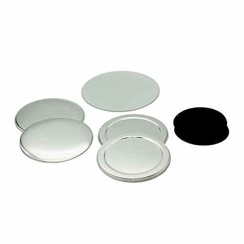 chibuttons 58 mm Gummi Magnet Teile rund (100Sets) Metrisches System von ChiButtons