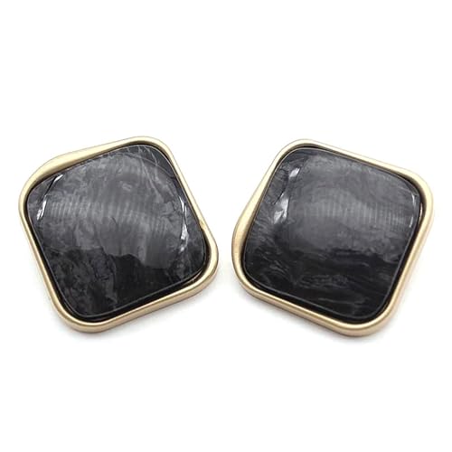 10 Stück 30mm große Knöpfe für Mäntel, konvexes flaches Design, schwarze Knöpfe für Kleidung, Nähzubehör, rosa quadratische Knöpfe für Hemden, Schwarz, 30mm-10pcs 10 Stück 30mm große Knöpfe für Mäntel, konvexes flaches Design, schwarze Knöpfe für Kleidung, Nähzubehör, rosa quadratische Knöpfe für Hemden, Schwarz, 30mm-10pcs von ChiRay