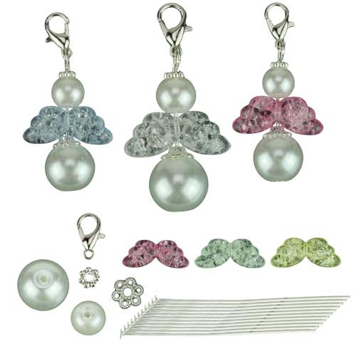 10x Bastelset Schutzengel Anhänger Perlenengel Hochzeit Charms Gastgeschenk Taufe Engel 10x Bastelset Schutzengel Anhänger Perlenengel Hochzeit Charms Gastgeschenk Taufe Engel von Chiaras's Engelshop