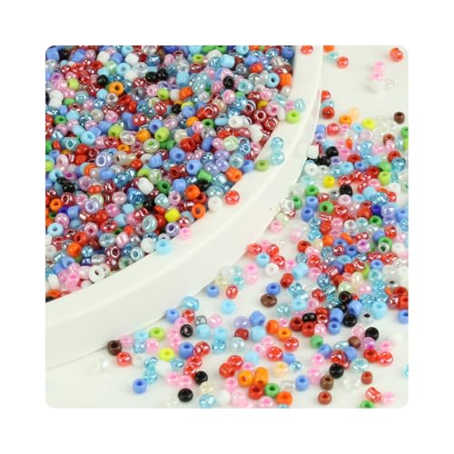 30000 Stück Rocailles Perlen 2mm Saatperlen Großpackung Basteln Seed Beads von Chiaras's Engelshop