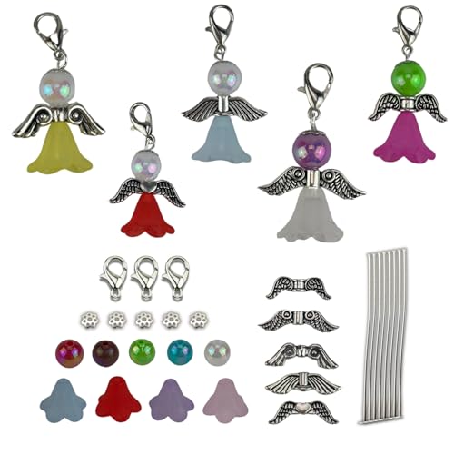 Schutzengel Bastelset für 50x Anhänger Perlenengel Charms Gastgeschenk Hochzeit Schutzengel Bastelset für 50x Anhänger Perlenengel Charms Gastgeschenk Hochzeit von Chiaras's Engelshop