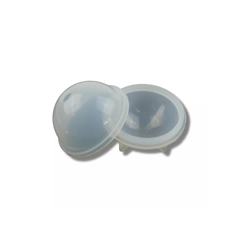 Silikonform Kugel Ball 2/3/4/5/6cm UV Resin Epoxidharz Gießform Runde Form (3 cm) von Chiaras's Engelshop