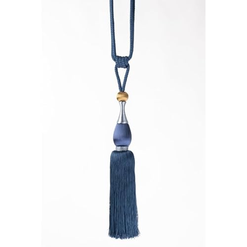 Chic Home Dekoband mit Quaste Roberto 96 cm Marineblau von Chic Home