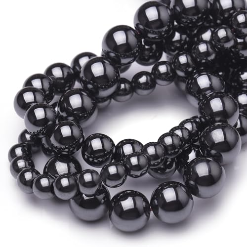 Chicager Natursteinperlen zur Schmuckherstellung, 10 mm, Häma, poliert, glatt, rund, Edelsteinperlen für Armband, Halskette, 38,1 cm Chicager Natursteinperlen zur Schmuckherstellung, 10 mm, Häma, poliert, glatt, rund, Edelsteinperlen für Armband, Halskette, 38,1 cm von Chicager