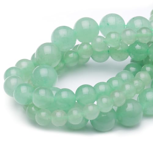 Chicager Natursteinperlen zur Schmuckherstellung, 10 mm, grüner Aventurin, poliert, glatt, rund, Edelsteinperlen für Armband, Halskette, 38,1 cm Chicager Natursteinperlen zur Schmuckherstellung, 10 mm, grüner Aventurin, poliert, glatt, rund, Edelsteinperlen für Armband, Halskette, 38,1 cm von Chicager