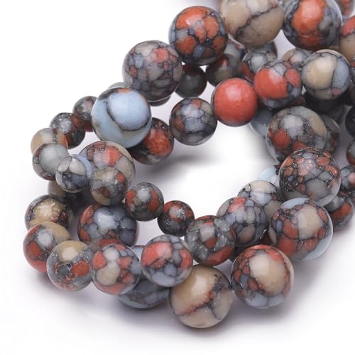 Chicager Natursteinperlen zur Schmuckherstellung, 8 mm, bunter imperialer Jaspis, poliert, glatt, rund, Edelsteinperlen für Armband, Halskette, 38,1 cm Chicager Natursteinperlen zur Schmuckherstellung, 8 mm, bunter imperialer Jaspis, poliert, glatt, rund, Edelsteinperlen für Armband, Halskette, 38,1 cm von Chicager