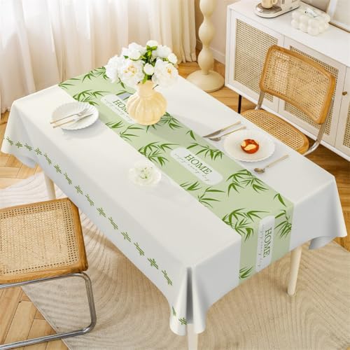 Chickwin Nordisches Muster Wachstuch Tischdecke PVC Party Tischdecken Rechteckig Wasserdicht Ölbeständig Wachstischdecke Garten Tischdecke Abwischbar Pflegeleicht (Stil 10,140x220cm) von Chickwin