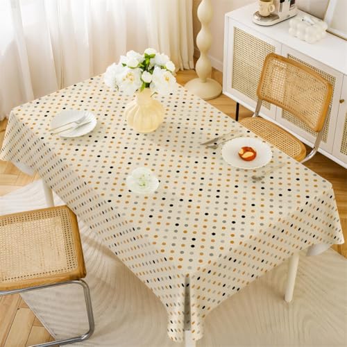 Chickwin Nordisches Muster Wachstuch Tischdecke PVC Party Tischdecken Rechteckig Wasserdicht Ölbeständig Wachstischdecke Garten Tischdecke Abwischbar Pflegeleicht (Stil 9,140x200cm) von Chickwin