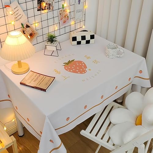 Chickwin Wachstuch Tischdecke PVC für Restaurant Küche, Rechteckig Wasserdicht Ölbeständig Wachstischdecke Abwischbar Pflegeleicht Garten Party Tischdecken v (Flamingomuster,120x180cm) von Chickwin