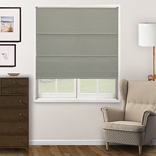 CHICOLOGY Römische Lampenschirme für Fenster, römische Fensterblenden, Fensterbehandlungen, Fensterblenden für Zuhause, Polyester-Fensterschatten, Ridgewood Sage (Sichtschutz und Lichtfilterung), 78,7 von Chicology