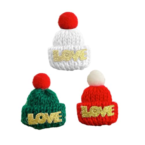 Weihnachtliche Weinflaschenhut-Dekorationen – 15 Stück winzige Strickmützen für Weinflaschen, einzigartige Urlaubsdekoration für Weinliebhaber, ideal für Weihnachtsfeiern, Esstische und als Geschenk Weihnachtliche Weinflaschenhut-Dekorationen – 15 Stück winzige Strickmützen für Weinflaschen, einzigartige Urlaubsdekoration für Weinliebhaber, ideal für Weihnachtsfeiern, Esstische und als Geschenk von Chienc