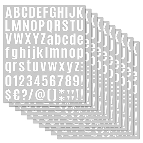10 Blatt Selbstklebendes Vinyl Buchstaben Zahlen Kit, Briefkasten Adressnummern Aufkleber, Briefkasten Nummern Aufkleber für Postkasten, Schilder, Fenster, Tür, Autos, Lastwagen, Heim, Adress Nummer 10 Blatt Selbstklebendes Vinyl Buchstaben Zahlen Kit, Briefkasten Adressnummern Aufkleber, Briefkasten Nummern Aufkleber für Postkasten, Schilder, Fenster, Tür, Autos, Lastwagen, Heim, Adress Nummer von Chihutown