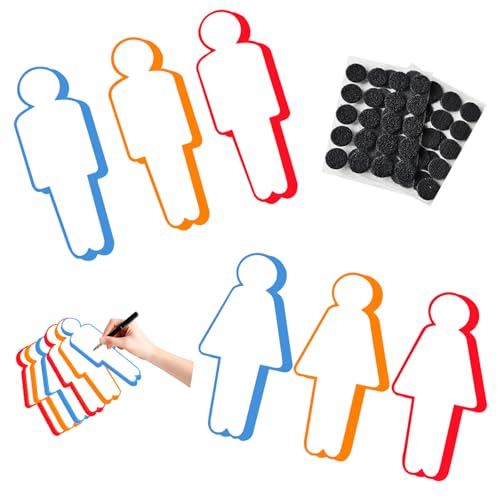ChilArt 60 Stück 20×7.5cm Moderationskarten Set mit 40 Selbstklebende Klettband,3 farbig umrandete Karteikarten mit weißem Hintergrund,Jungen und Mädchen Präsentationskartenset für Büro,Vortrag von ChilArt
