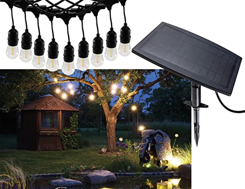 ChiliTec Solar Lichterkette Außen - Solarleuchten Wetterfest 6m lang 10 LED Lampen IP44 Aussenbeleuchtung Outdoor - Solarpanel mit Akku - AussenLichterkette für Hochzeit Party Weihnachten ChiliTec Solar Lichterkette Außen - Solarleuchten Wetterfest 6m lang 10 LED Lampen IP44 Aussenbeleuchtung Outdoor - Solarpanel mit Akku - AussenLichterkette für Hochzeit Party Weihnachten von ChiliTec