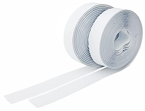 Klettband 10Meter auf Rolle I Haken & Flausch Beidseitig Selbstklebend I Hängen und Montieren Wiederverwendbar Weiß von ChiliTec