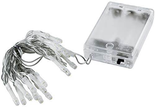 LED Lichterkette 2Meter 20 LEDs I Batterie Betrieb 3x AA Mignon I Dekoration für Tisch Pflanze Regal I Warmweiß LED Lichterkette 2Meter 20 LEDs I Batterie Betrieb 3x AA Mignon I Dekoration für Tisch Pflanze Regal I Warmweiß von ChiliTec