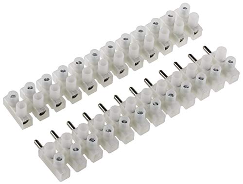 ChiliTec Lüsterklemmen für 2,5-4,0mm², 12 Klemmen Messingeinsatz, transparent, steckbar von ChiliTec