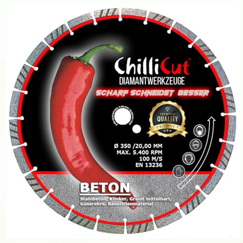 ChilliCut Diamanttrennscheibe ChilliRoxx (350 x 20 mm) von Chilli Cut