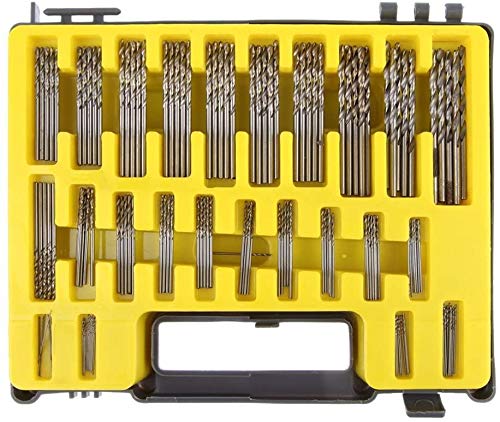 Chiloskit Spiralbohrer-Set, 0,4–3,2 mm, HSS, 150 Stück, ideal für Elektronik, Handwerk, Schmuck, Uhrmacher von Chiloskit