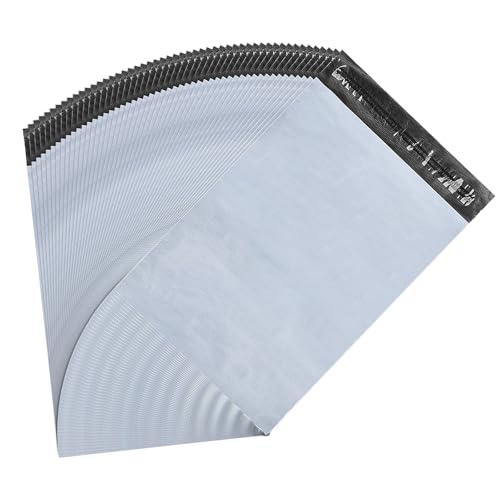 Chiluxendo 120 Stück versandbeutel, versandtüten für kleidung, versandtaschen, shipping bags, verpackungsbeutel plastik, versandtasche, mit Selbstklebeverschluss, blickdicht, L, (10x13inch/25.5×33cm) von Chiluxendo