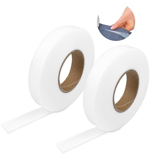 Chiluxendo 60m Saumband zum Aufbügeln, Bügelband zum Kürzen von Gardinen, Gardinenband zum Aufbügeln, Textilklebeband für Stoff, Nahtband zum Aufbügeln, Bügelkleber für Textilien, Klebeband für Stoff Chiluxendo 60m Saumband zum Aufbügeln, Bügelband zum Kürzen von Gardinen, Gardinenband zum Aufbügeln, Textilklebeband für Stoff, Nahtband zum Aufbügeln, Bügelkleber für Textilien, Klebeband für Stoff von Chiluxendo