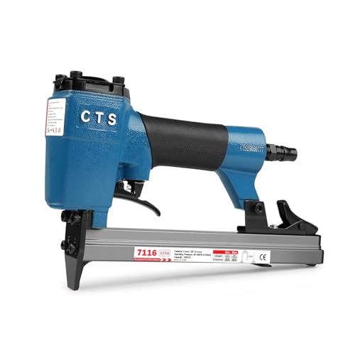CTS 7116 Pneumatische Polsterheftpistole für 22 Gauge 71 Serie 3/8" (9 mm) Krone 1/4 Zoll bis 5/8 Zoll (6,0-16,0 mm) Länge Heftklammern, Lufthefter für Möbel und Innendekoration von China-top Silver
