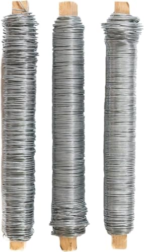 Wickeldraht weich verzinkt | 0,65 mm, 38 m Rolle | Langlebig, sicher & einfach zu handhaben | Ideal für Garten, Basteln, Floristik und Kinder | Bindedraht in Silber Wickeldraht weich verzinkt | 0,65 mm, 38 m Rolle | Langlebig, sicher & einfach zu handhaben | Ideal für Garten, Basteln, Floristik und Kinder | Bindedraht in Silber von Chinchilla