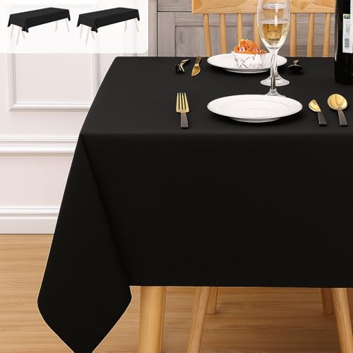 2 Stück Biertisch Tischdecke 100x250cm, Tischdecke Bierzeltgarnitur, Schwarz Tischdecken Biertisch, Biertischhussen, Biertischdecken für Bierzeltgarnitur, Rechteckige Tischdecken Waschbar 2 Stück Biertisch Tischdecke 100x250cm, Tischdecke Bierzeltgarnitur, Schwarz Tischdecken Biertisch, Biertischhussen, Biertischdecken für Bierzeltgarnitur, Rechteckige Tischdecken Waschbar von Chingcoo